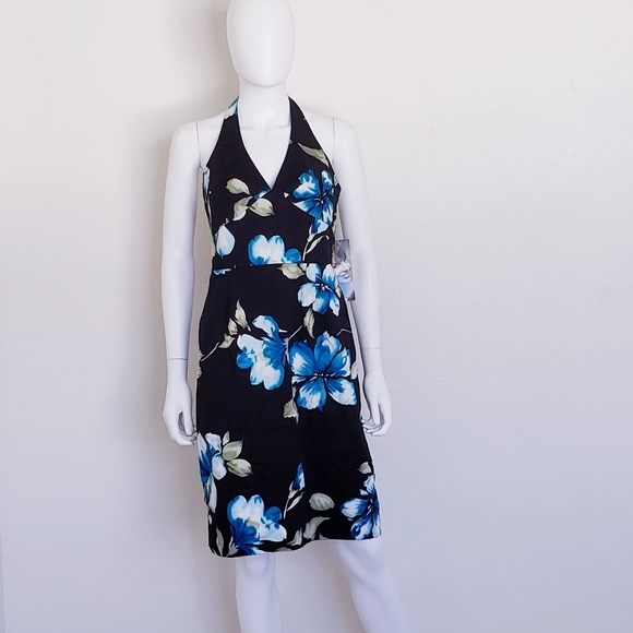 Donna Ricco Dresses & Skirts - WOMEN'S FLORAL HALTER DRESS | 8P